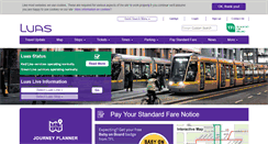 Desktop Screenshot of luas.ie